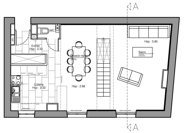 plan architecte appartement