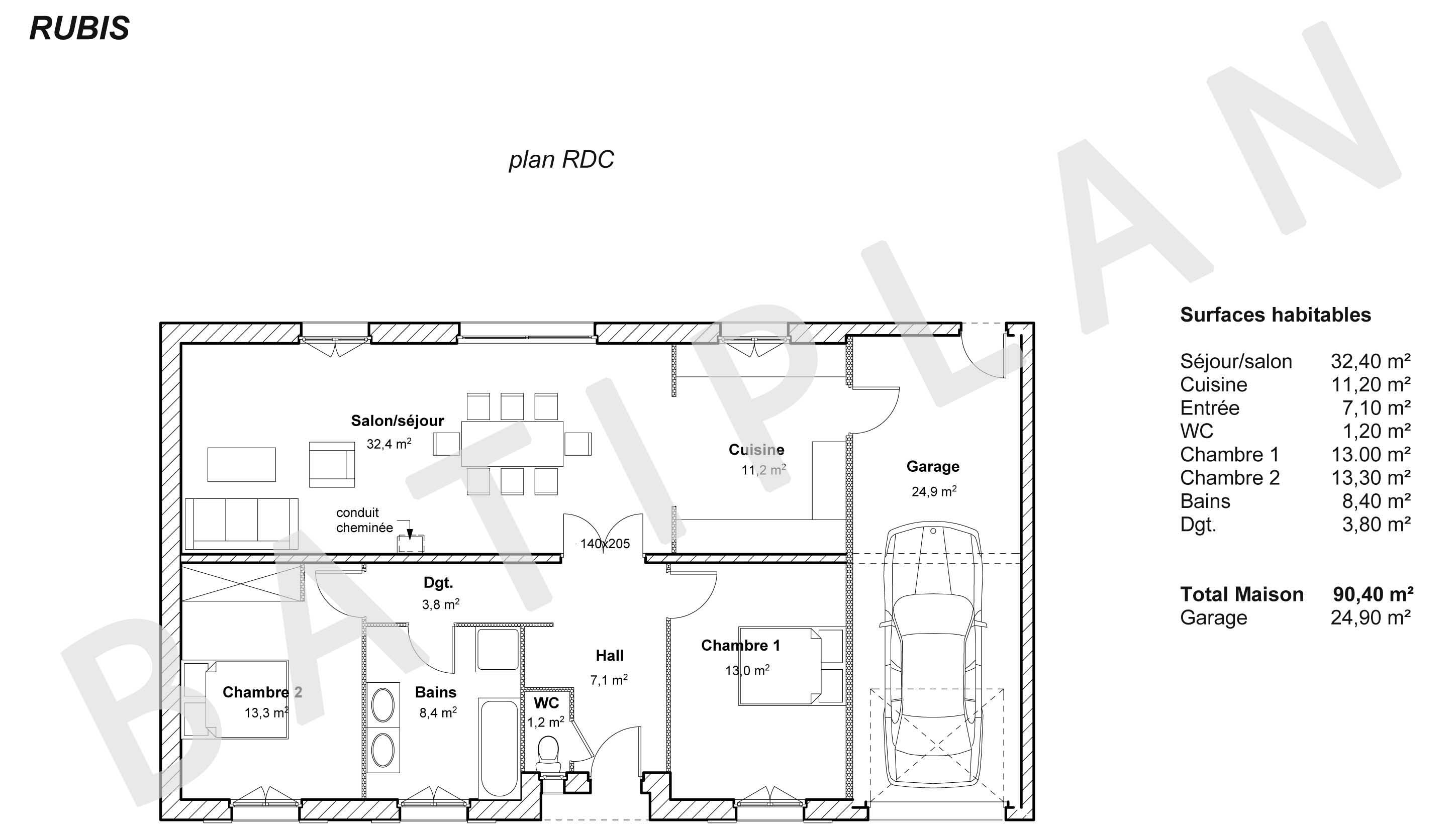 plan de maison pour permis de construire gratuit